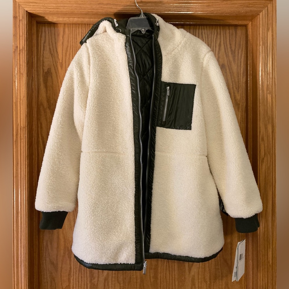 NWT Reversible Sherpa Jacket, size medium